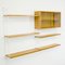 Vintage Ash Veneer Wall Unit with Showcase by Katja & Nisse Strinning for String, Image 1