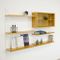 Vintage Ash Veneer Wall Unit with Showcase by Katja & Nisse Strinning for String, Image 11