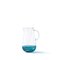 Limonata Mouth-Blown Blue Glass Carafe with Mixer by Cristina Celestino for Paola C. 1