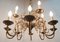 12 Light Chandelier, 1960s 6