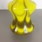 Große gelbe psychedelische Vase von Carlo Moretti für Opalglas Florence, 1970er 8