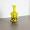 Large Psychedelic Yellow Vase by Carlo Moretti for Opaline Florence, 1970s, Image 3
