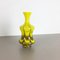 Large Psychedelic Yellow Vase by Carlo Moretti for Opaline Florence, 1970s 1