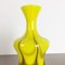 Large Psychedelic Yellow Vase by Carlo Moretti for Opaline Florence, 1970s 5