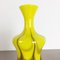 Large Psychedelic Yellow Vase by Carlo Moretti for Opaline Florence, 1970s, Image 5