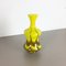 Large Psychedelic Yellow Vase by Carlo Moretti for Opaline Florence, 1970s 2