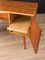 Walnut Veneered Desk from Hellerau, 1950s, Image 10