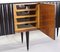 Mid-Century Sideboard in Brass, Glass & Wood, 1940s, Image 3