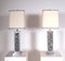 Belgian Cast Aluminum Table Lamps, 1970s, Set of 2 6