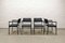 Grey Bouclé and Steel Dining Chairs, 1960s, Set of 4, Image 3