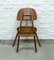 Esszimmerstühle aus Teak und karamellbraunem Kunstleder von Louis van Teeffelen für WéBé, 1960er, 4er Set 10