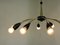 Sputnik Ceiling Lamp with 10 Lights, 1950s 15