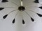 Lámpara de techo Sputnik de 10 luces, años 50, Imagen 3