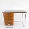 Vintage Desk with Tubular Steel Base 1