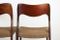 Vintage Danish 71 Chairs in Rosewood & Wool by Niels Otto Møller for J.L. Møllers, Set of 4 6