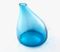 Hellblaue italienische Murano Glas Vase, 1970er 4