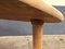 Tavolino da caffè triangolare Mid-Century in legno di quercia massiccio, anni '60, Immagine 6