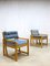 Art Deco Cubist Armchairs, 1940s, Set of 2, Image 3