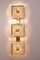 Vintage Brass & Glass Wall Light from Hillebrand Lighting, 1960s, Image 2