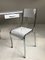 Tubular Nickel-Plated & Enamelled Metal Desk and Chair, 1920s, Set of 2 3