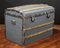 Vintage Canvas & Wood Trunk 1