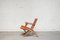 Vintage Cognac Folding Chair by Angel I. Pazmino for Muebles de Estilo 13