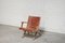 Vintage Cognac Folding Chair by Angel I. Pazmino for Muebles de Estilo 5