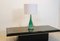 Lampada da tavolo fatta a mano in vetro traslucido di Boussu, anni '60, Immagine 3