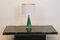 Lampada da tavolo fatta a mano in vetro traslucido di Boussu, anni '60, Immagine 6