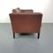 Vintage 2-Seater Brown Leather Sofa 6