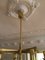 Lámpara de araña con 6 luces en globo de Hans-Agne Jakobsson, años 60, Imagen 4