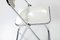 Plia White Folding Chairs by Giancarlo Piretti for Castelli, 1960s, Set of 4 2