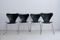 Mid-Century 3107 Chairs by Arne Jacobsen for Fritz Hansen, Set of 4, Image 3