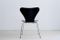 Sedie 3107 Mid-Century di Arne Jacobsen per Fritz Hansen, set di 4, Immagine 5