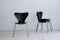 Sedie 3107 Mid-Century di Arne Jacobsen per Fritz Hansen, set di 4, Immagine 2