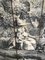 4-teiliger italienischer Raumteiler mit ländlicher Transfer-Malerei Szene von Enzo Strada, 1950er 15