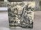 Biombo italiano de cuatro paneles con transfer de pintura con escena bucólica de Enzo Strada, años 50, Imagen 2
