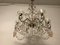 Lámpara de araña vintage con cuentas de cristal de Murano, Imagen 11