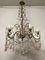 Vintage Murano Crystal Beaded Drop Chandelier 1