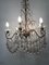 Lámpara de araña vintage con cuentas de cristal de Murano, Imagen 10