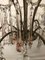 Lámpara de araña vintage con cuentas de cristal de Murano, Imagen 14