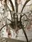 Lámpara de araña vintage con cuentas de cristal de Murano, Imagen 8