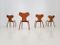 Model 3130 Grand Prix Chairs by Arne Jacobsen for Fritz Hansen, 1967, Set of 4, Image 7
