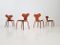 Model 3130 Grand Prix Chairs by Arne Jacobsen for Fritz Hansen, 1967, Set of 4 2