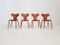 Model 3130 Grand Prix Chairs by Arne Jacobsen for Fritz Hansen, 1967, Set of 4 1