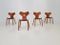 Model 3130 Grand Prix Chairs by Arne Jacobsen for Fritz Hansen, 1967, Set of 4 5