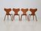 Model 3130 Grand Prix Chairs by Arne Jacobsen for Fritz Hansen, 1967, Set of 4 4