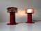 Red Wall Lights from ABO Metalkunst, 1970s, Set of 2 1