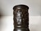 Vase Vintage en Relief de Bronze par Just Andersen pour Just, 1930s 4