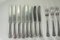 Antique German Cutlery Set from Peka, Set of 24 3